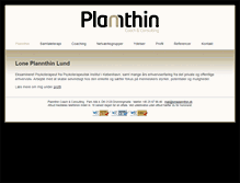 Tablet Screenshot of loneplannthin.dk